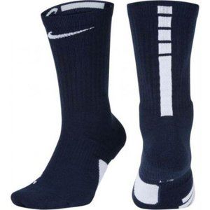 Men's Nike Elite Crew Socks | L | Navy Blue/White